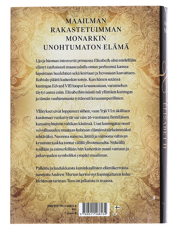 Kuningatar Elisabet II - Andrew Morton - Elämäkerrat ja muistelmat - 10105596010 - 1