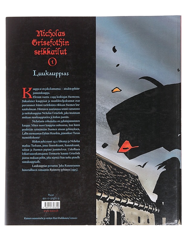 Nicholas Grisefothin seikkailut / 1 Luukauppias - Ruusuvuori, Juha - Sarjakuvat - 10105596025 - 1
