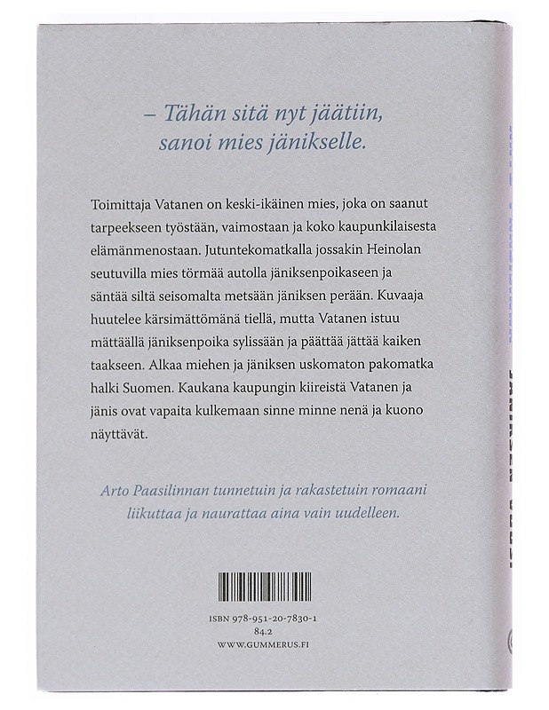 Jäniksen vuosi - Arto Paasilinna - Romaanit ja novellit - 10105596044 - 1