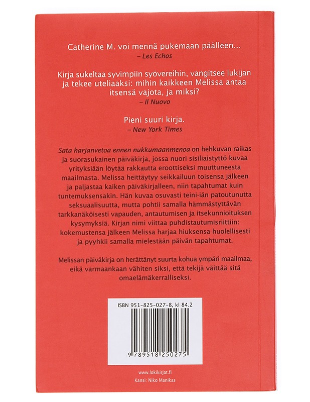 Sata harjanvetoa ennen nukkumaanmenoa - Melissa P. - Romaanit ja novellit - 10105596056 - 1