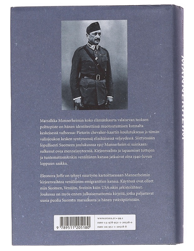 Mannerheim : Chevalier-kaartin kasvatti - Joffe, Eleonora - Elämäkerrat ja muistelmat - 10105596071 - 1