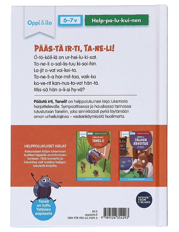 Päästä irti, Taneli! - Mukka, Kiira - Lastenkirjat - 10105596102 - 1
