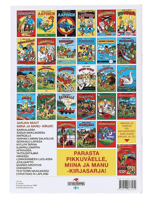 Miina ja Manu lohikäärmeen luolassa - Teutori, 1941-2000 - Lastenkirjat - 10105596155 - 1