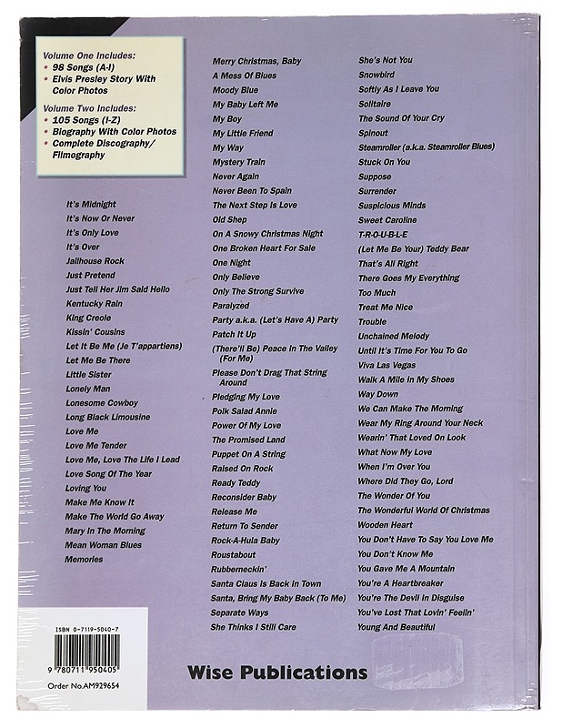 Elvis Presley anthology. Volume 2. - Presley, Elvis - Musiikki- ja elokuvakirjat - 10105596172 - 1