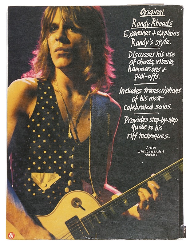 Original Randy Rhoads / an annotated guide to the guitar technique of Randy Rhoads - Marshall, Wolf - Musiikki- ja elokuvakirjat - 10105596174 - 1