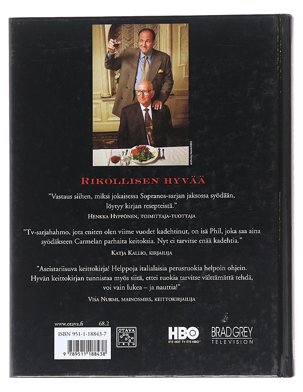 Sopranos keittiössä -Artie Bucco - Ruokakirjat - 10105596196 - 1