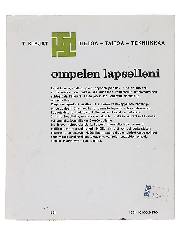 Ompelen lapselleni - Näslund , Eva ; Hansling , Barbro - Tietokirjat ja oppaat - 10105596212 - 1