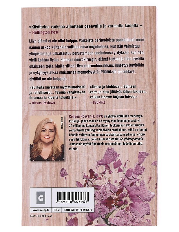 Se päättyy meihin - Hoover, Colleen - Romaanit ja novellit - 10105596222 - 1