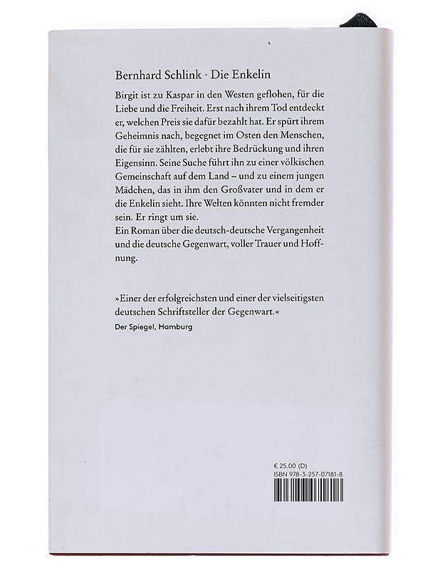 Die Enkelin : Roman - Bernhard Schlink - Romaanit ja novellit - 10105596265 - 1