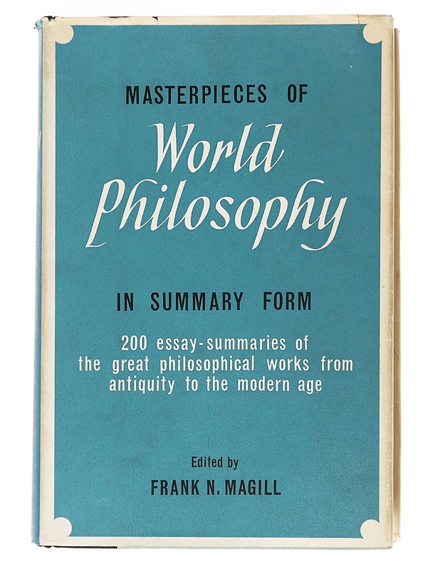 Masterpieces of World Philosophy - Magill , Frank N. (ed.) - Tietokirjat - 10105596268 - 0