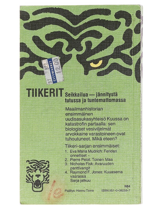 Kuuasema vaarassa - Jones, Raymond F. - Romaanit ja novellit - 10105596298 - 1