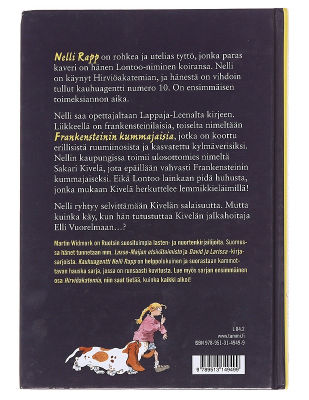 Frankensteinin kummajainen - Widmark, Martin - Lastenkirjat - 10105596394 - 1