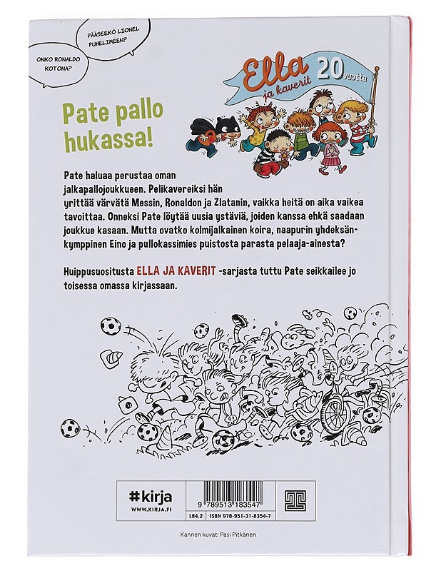 Paten jalkapallokirja - Parvela, Timo - Lastenkirjat - 10105596430 - 1