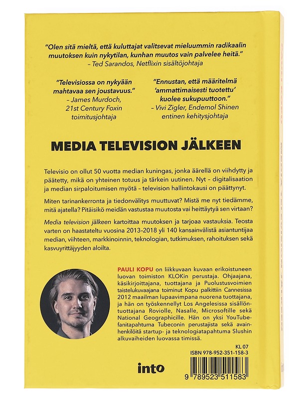 Media television jälkeen : tutkimusmatka tarinoiden tulevaisuuteen - Pauli Kopu - Tietokirjat ja oppaat - 10105596495 - 1