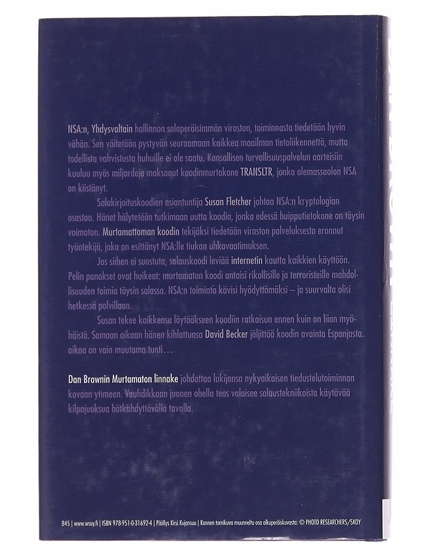 Murtamaton linnake - Brown, Dan - Romaanit ja novellit - 10105596513 - 1