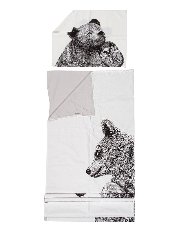 FINLAYSON Karhu ja siili pussilakanasetti - Designsuosikit - 10105596537 - 0