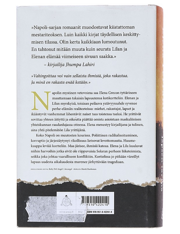 Kadonneen lapsen tarina / kypsyys - vanhuus - Ferrante, Elena - Romaanit ja novellit - 10105596554 - 1