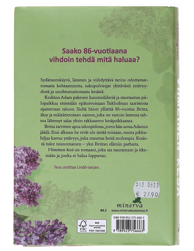Viimeinen kesä - Holmgren, Eleonore - Romaanit ja novellit - 10105596583 - 1