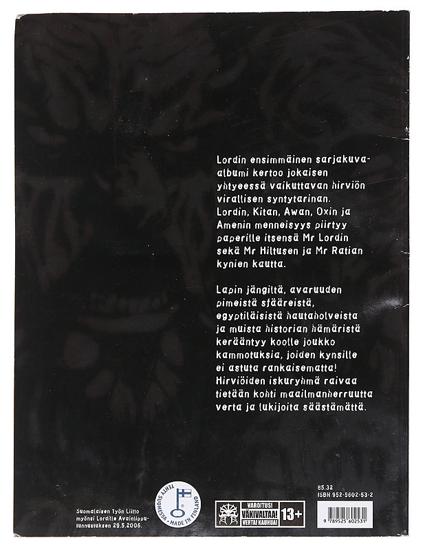 Lordi / 1 Alkuperä - Mr. Lordi - Sarjakuvat - 10105596606 - 1
