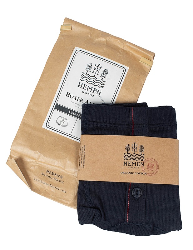 HEMEN Biarritz Deep Marine bokserit, S - Alusvaatteet - 10105596627 - 0
