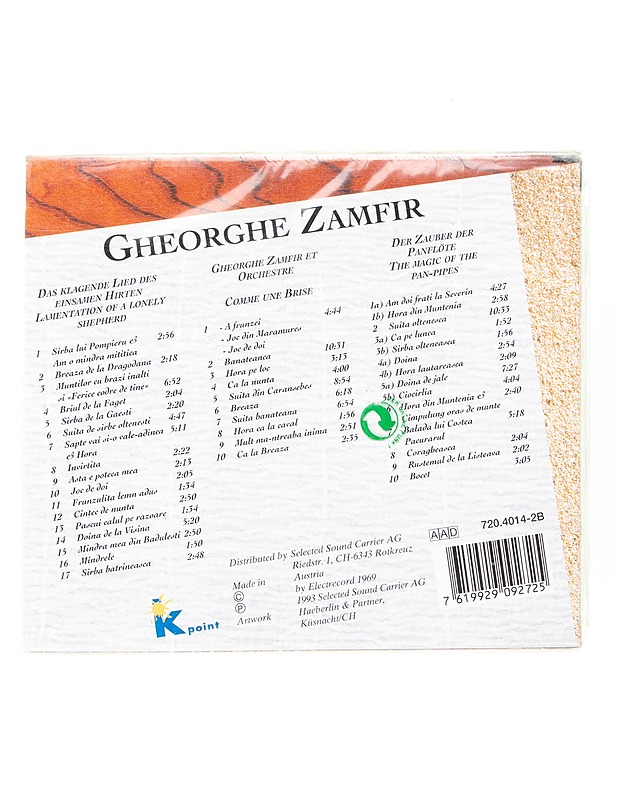 Gheorghe Zamfir : 3-CD Box - CD - CD-levyt - 10105596711 - 1