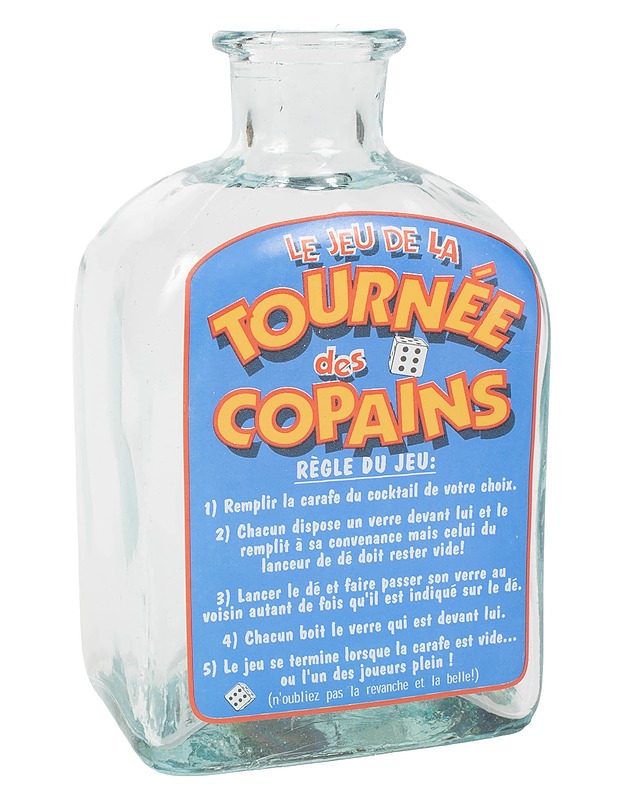 LA TOURNÉE DES COPAINS juomapeli, 4 osaa - Tarjoiluastiat - 10105596723 - 1