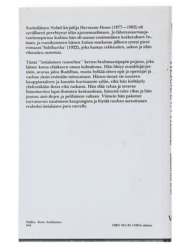 Siddhartha - Hesse, Hermann - Romaanit ja novellit - 10105596751 - 1