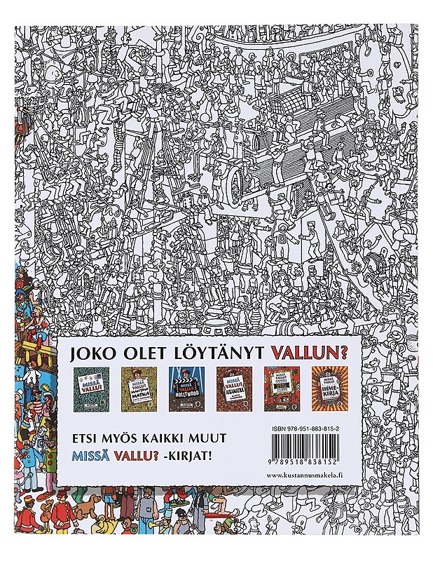 Missä Vallu? värityskirja - Harrastekirjat - 10105596795 - 1