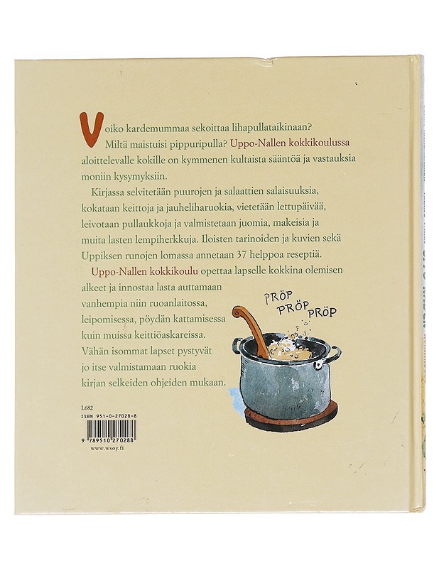 Uppo-nallen kokkikoulu - Karjalainen, Elina - Lastenkirjat - 10105596858 - 1
