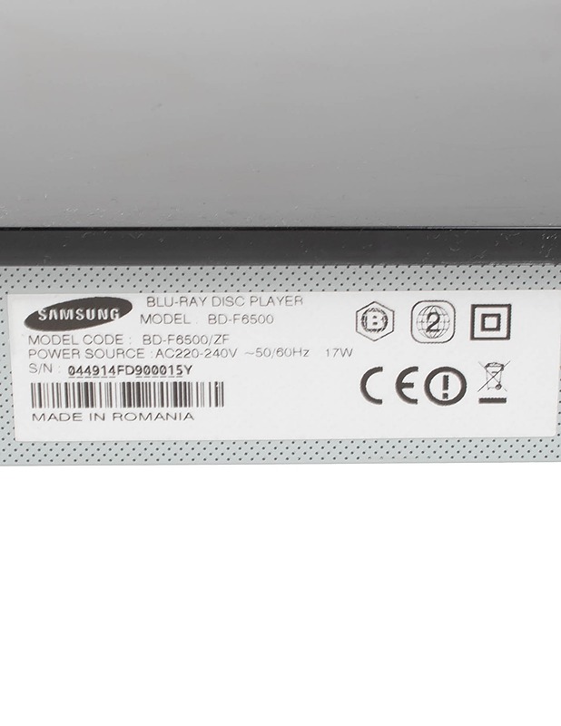 SAMSUNG BD-F6500/ZF DVD/Bluray soitin - Viihde-elektroniikka - 10105596866 - 3
