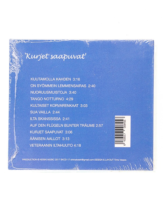 Sirkka Keiski & Valentino Salonkiorkesteri : Kurjet Saapuvat - CD - CD-levyt - 10105596883 - 1