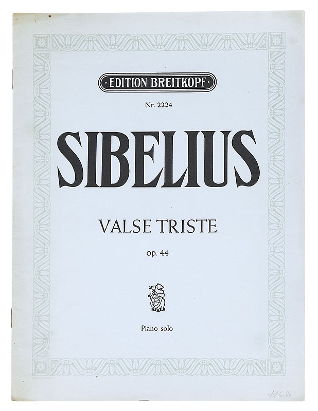 Valse Triste - Sibelius, Jean - Taide- ja kulttuurikirjat - 10105596942 - 0
