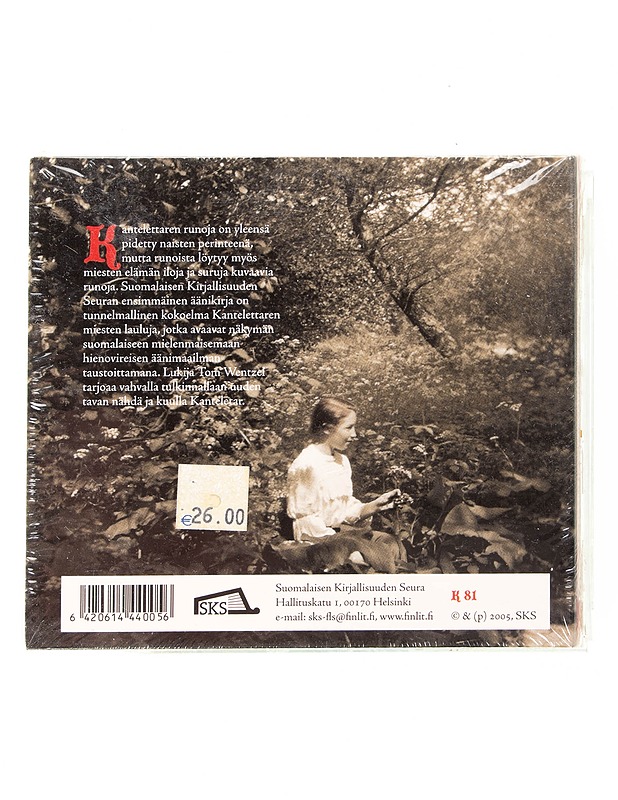 Kantelettaren : lauluja miehen elämästä ; Tom Wentzel - CD - CD-levyt - 10105596984 - 1