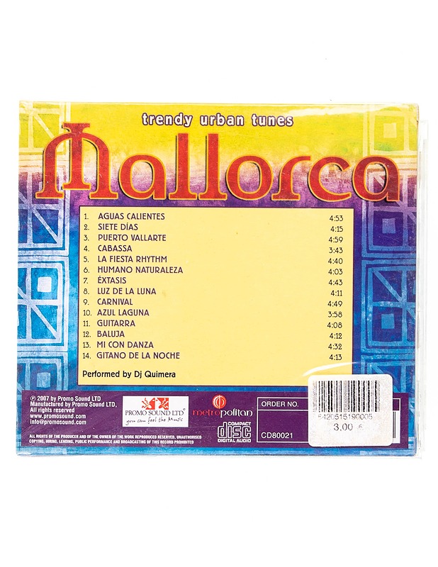 Trendy Urban Tunes : Mallorca - CD - CD-levyt - 10105596989 - 1