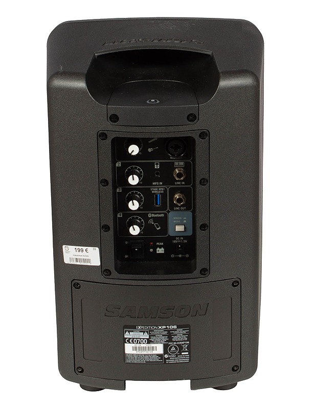 SAMSON Expedition XP106 Bluetooth PA-kaiutin - Audio - 10105597000 - 2