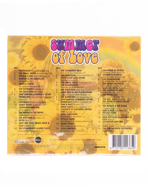Eri esittäjiä - Summer of Love - 3 CD:tä  - CD-levyt - 10105597020 - 1