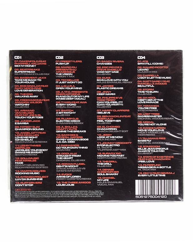 Eri esittäjiä - No 1 Club Anthems - 4 CD:tä  - CD-levyt - 10105597022 - 1