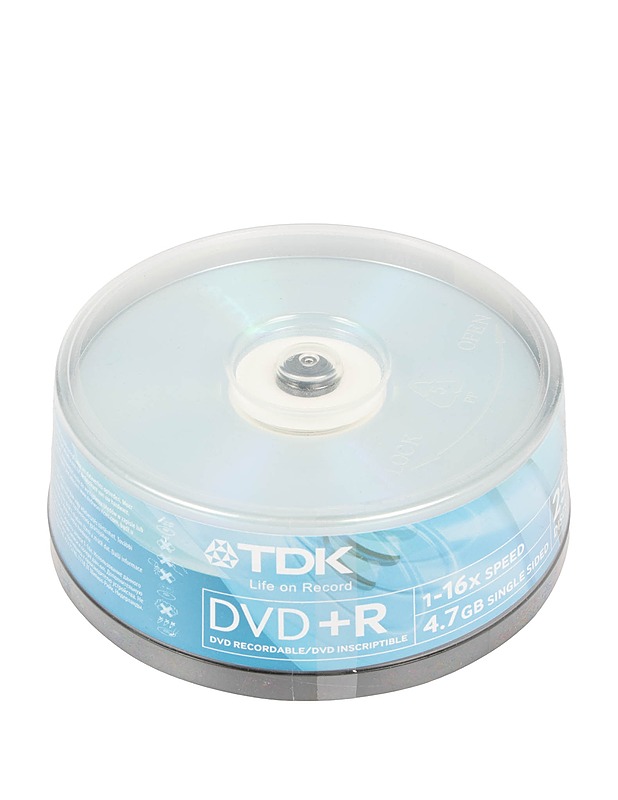 TDK DVD+R-levyjä 25 kpl  - Muu elektroniikka - 10105597033 - 0