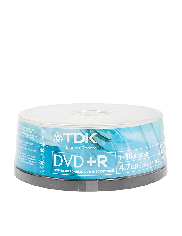 TDK DVD+R-levyjä 25 kpl  - Muu elektroniikka - 10105597033 - 1