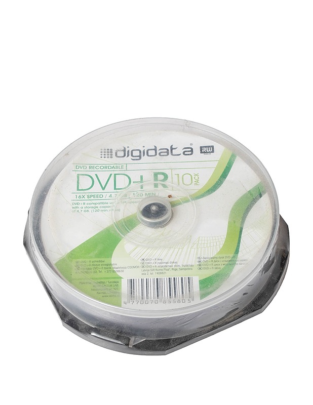 DIGIDATA DVD+R-levyjä 10 kpl  - Muu elektroniikka - 10105597034 - 0