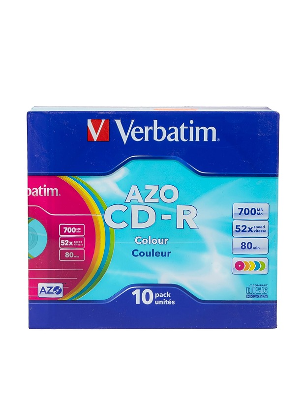 VERBATIM AZO CD-R-levyjä 10 kpl  - Muu elektroniikka - 10105597036 - 1