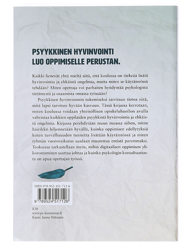 Psyykkinen hyvinvointi ja oppiminen - Annarilla Ahtola - Tietokirjat ja oppaat - 10105597054 - 1