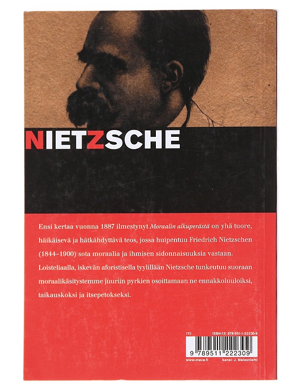 Moraalin alkuperästä / pamfletti - Nietzsche, Friedrich - Harrastekirjat - 10105597062 - 1