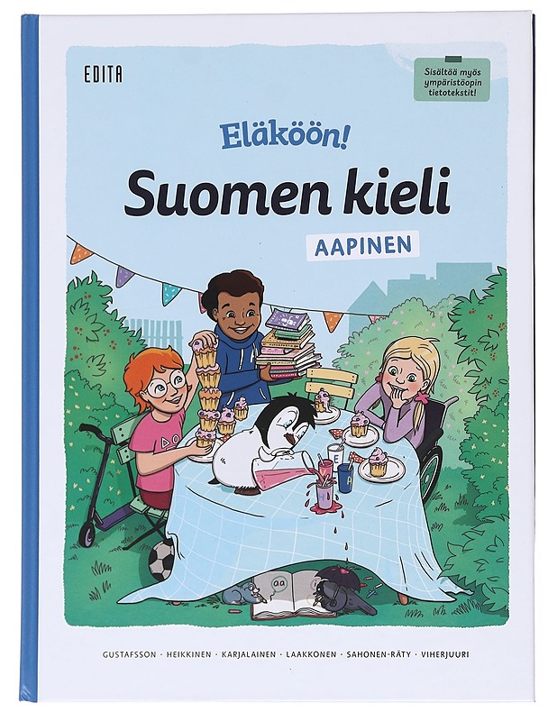 Eläköön! Suomen kieli : aapinen - Gustafsson, Heta - Kirja lahjaksi - 10105597084 - 0
