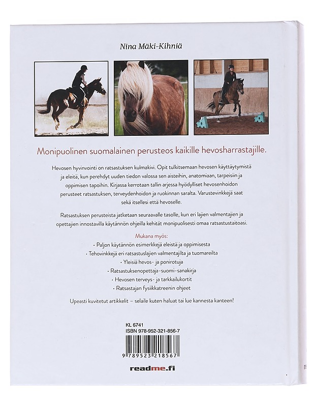 Hevonen / suuri ratsastuskirja - Nina Mäki-Kihniä - Harrastekirjat - 10105597094 - 1
