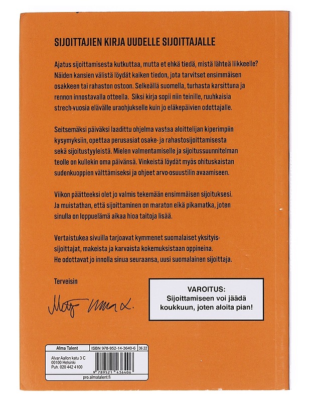 Sijoittajaksi 7 päivässä - Mähkä, Merja - Tietokirjat ja oppaat - 10105597098 - 1