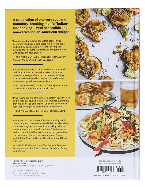Indian-ish : recipes and antics from a modern American family - Krishna, Priya - Ruokakirjat - 10105597125 - 1
