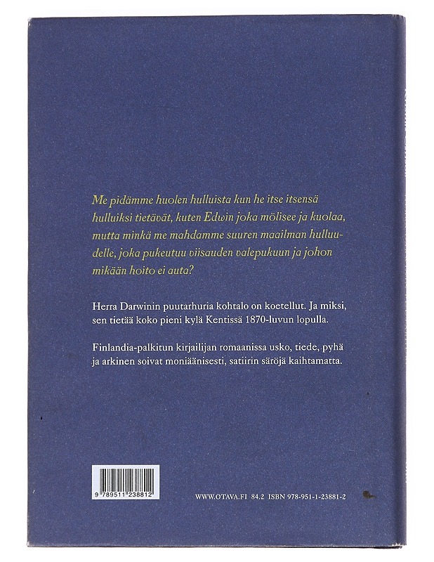 Herra Darwinin puutarhuri - Kristina Carlson - Romaanit ja novellit - 10105597152 - 1