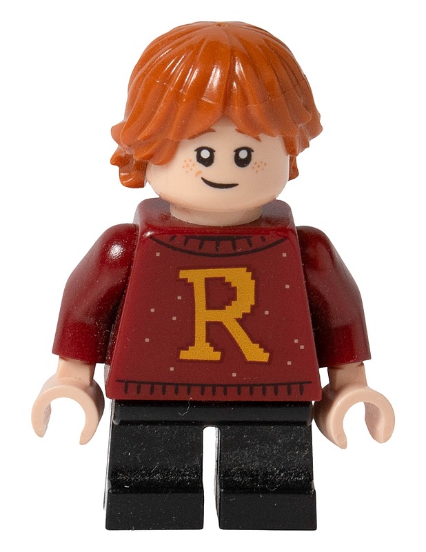 LEGO Harry Potter Ron Weasley, Dark Red Sweater with Letter R minifiguuri - Lasten figuurit - 10105597142 - 0