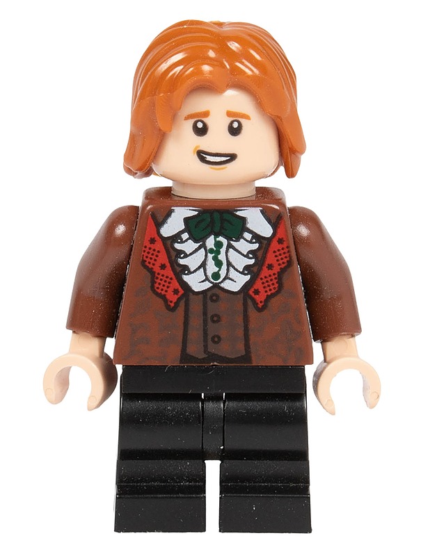 LEGO Harry Potter Ron Weasley, Reddish Brown Suit, Shirt with Ruffle minifiguuri - Lasten figuurit - 10105597172 - 0